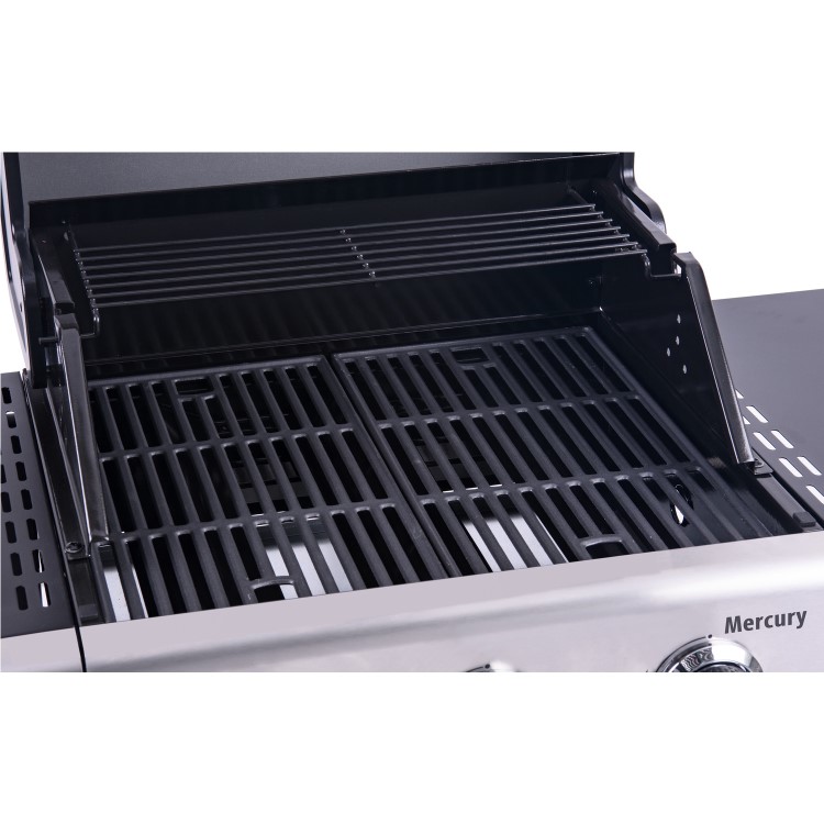 Outback OUT371168 Mercury 3 Burner Gas BBQ - Blue