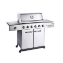 OUT371208 Outback Jupiter 6 Burner Gas BBQ Hybrid  - Stainless Steel