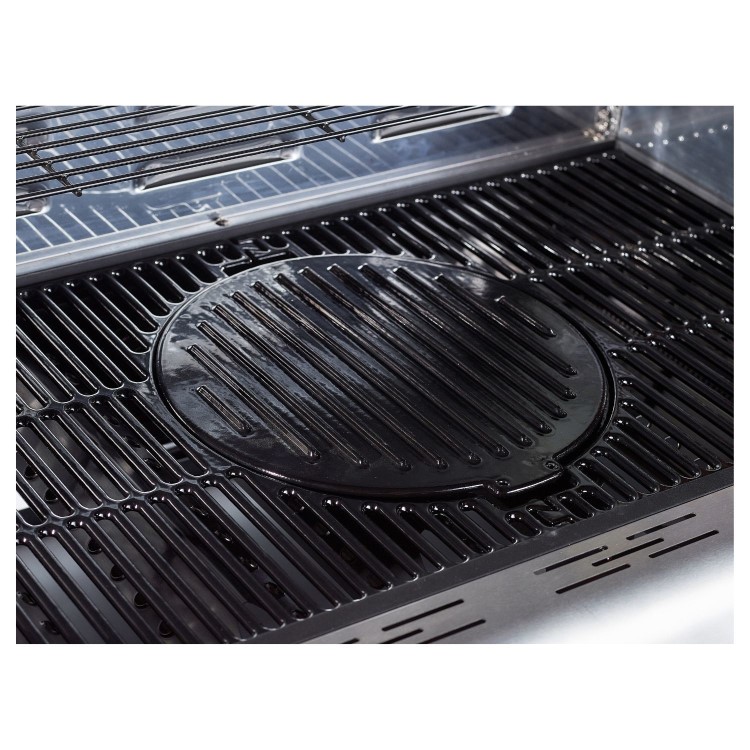 Outback Jupiter 6 Burner Gas BBQ Hybrid  - Stainless Steel
