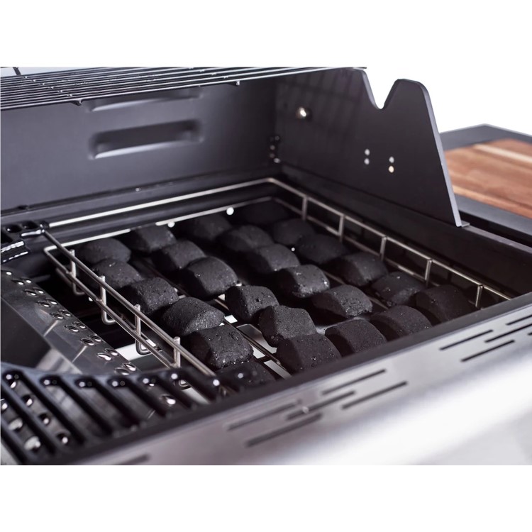 Outback Jupiter 4 Burner Hybrid with Chopping Board – Black
