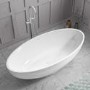 GRADE A1 - Freestanding Double Ended Bath 1695 x 795mm - Oval