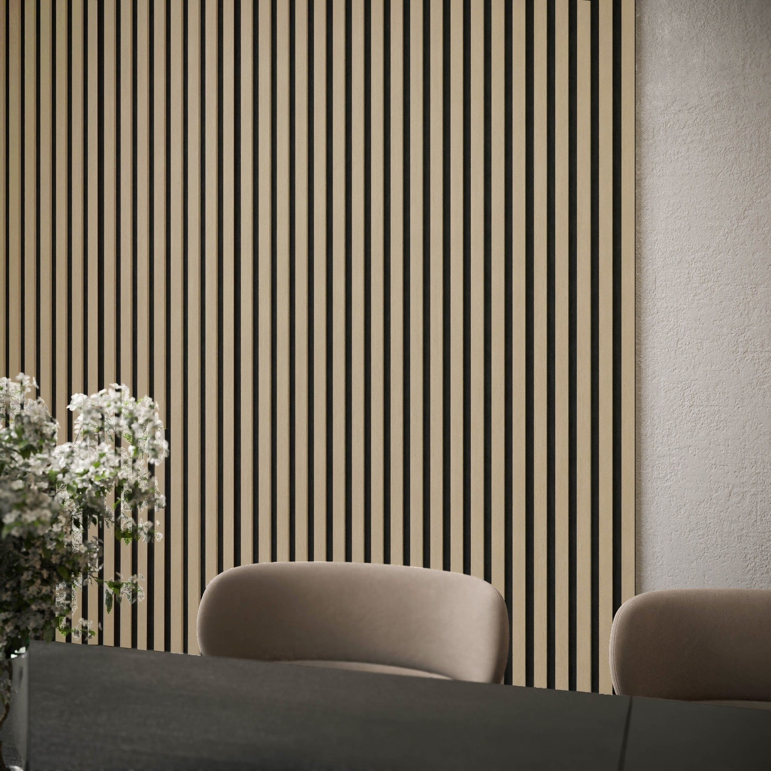 Oak Acoustic Wall Panel - 240cm x 60cm - Delamere