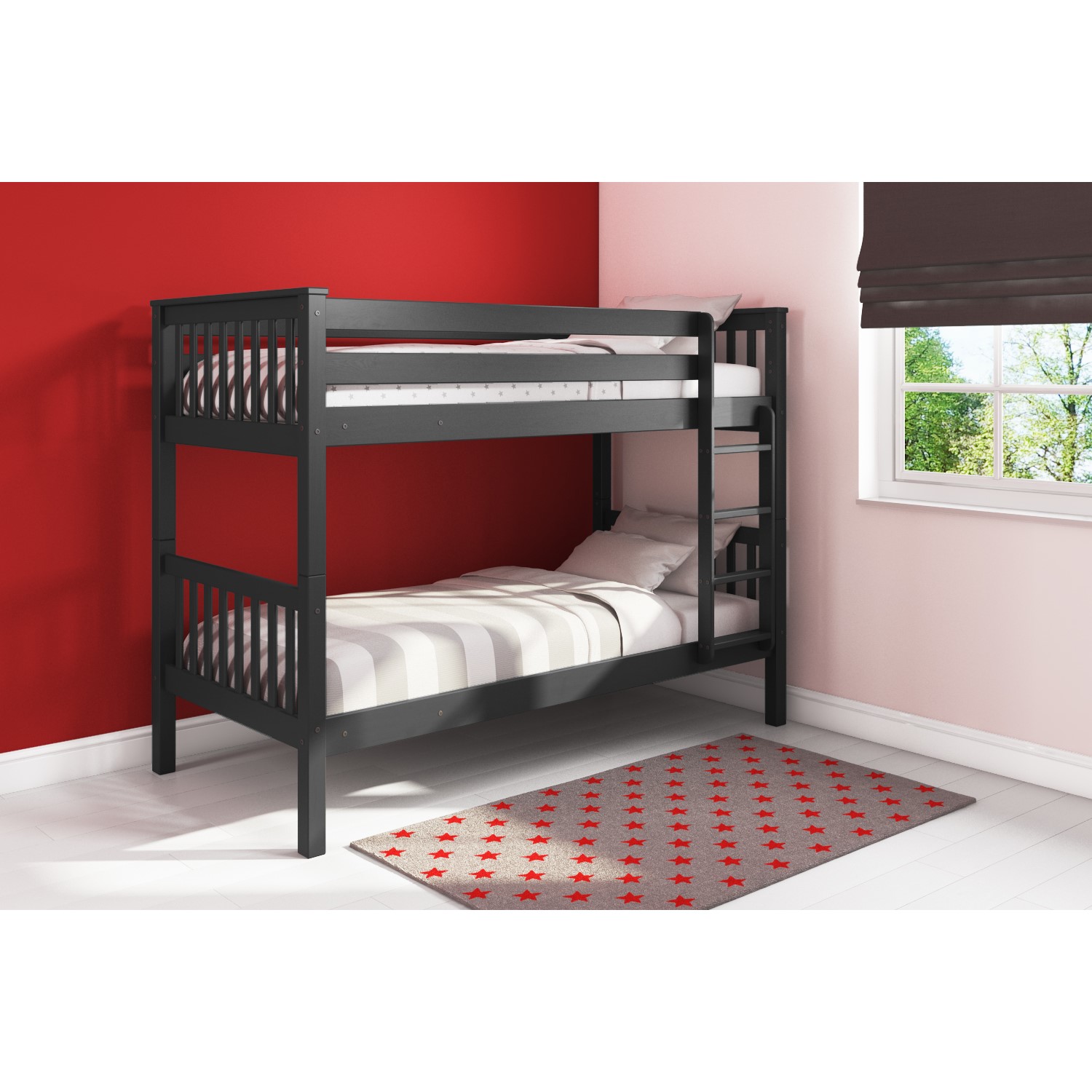 Oxford Single Bunk Bed in Anthracite Grey OXF015A 5056096005028 eBay