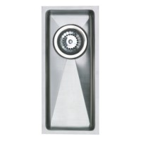 Astracast OXH2XBHOMEPK Onyx' Undermount Square Half Bowl Brushed Stainless Steel Sink