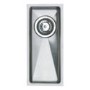 Astracast OXH2XBHOMEPK Onyx' Undermount Square Half Bowl Brushed Stainless Steel Sink