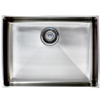 GRADE A1 - Astracast OXS1XBHOMEPK Onyx' Undermount Square Large Single Bowl Brushed Stainless Steel Sink