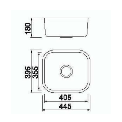 Taylor & Moore Single Bowl Undermount Stainless Steel Kitchen Sink