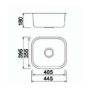 Taylor & Moore Single Bowl Undermount Stainless Steel Kitchen Sink
