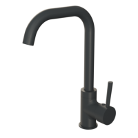 Reginox Single Lever Kitchen Tap - Matt Black