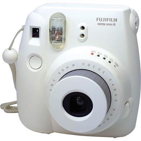 Fuji Instax Mini 8 White Instant Camera inc 10 Shots