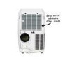 Refurbished electriQ 12000 BTU SMART WIFI App Portable Air Conditioner with Heat Pump