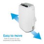 GRADE A2 - electriQ 16000 BTU 4.6 Kw Portable Air Conditioner with Heat Pump up to 42 sqm