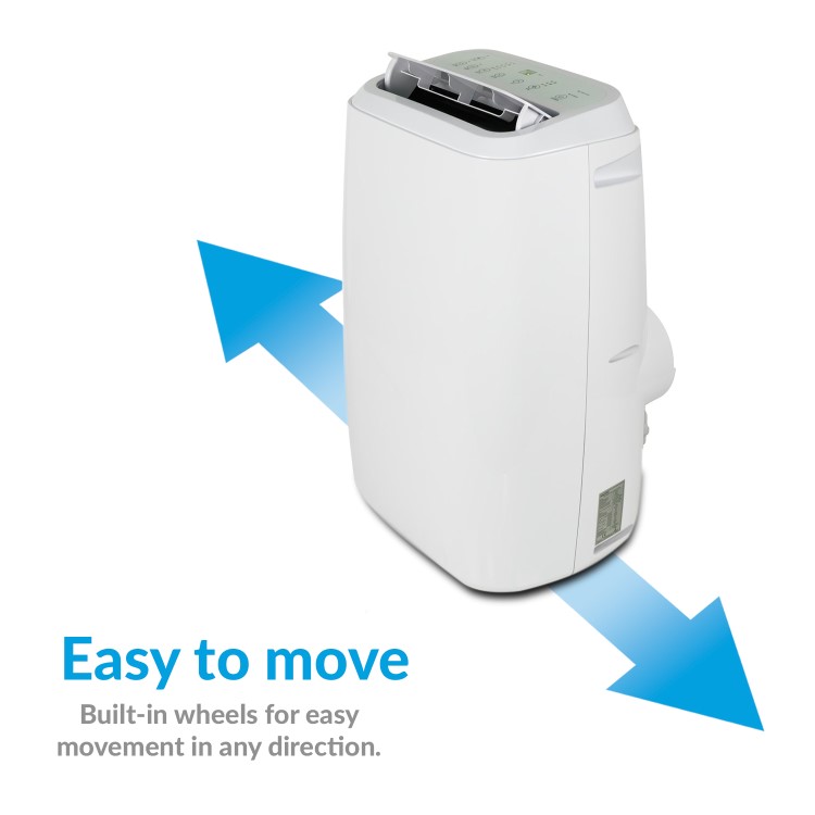 GRADE A2 - electriQ 16000 BTU 4.6 Kw Portable Air Conditioner with Heat Pump up to 42 sqm
