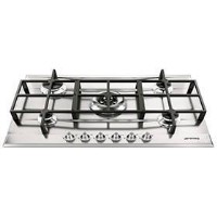 Smeg P1752X Linea Stainless Steel 5 Burner 73cm Gas Hob