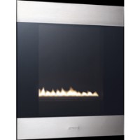 Smeg P23CL Classic Portrait Natural Gas Wall Fire in Stainless Steel