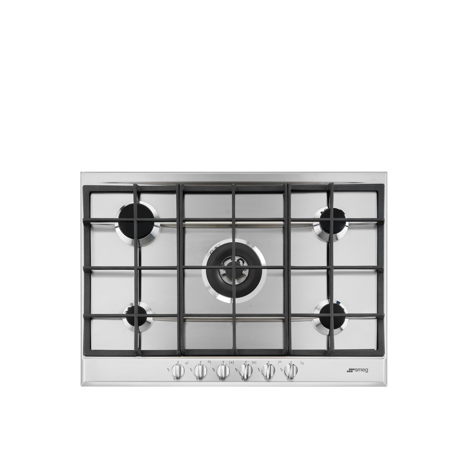 Refurbished Smeg P272XGH Cucina 70cm 5 Burner Gas Hob Stainless Steel