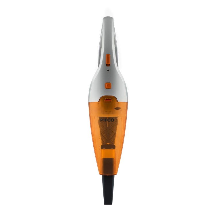 Pifco P28007S 7.2V Rechargeable Handheld Vacuum Cleaner - Silver & Orange