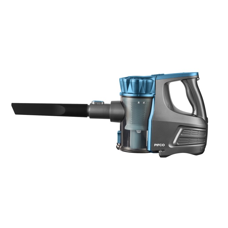 Pifco P28033 Cordless Hand Stick Vacuum Cleaner Grey And Blue