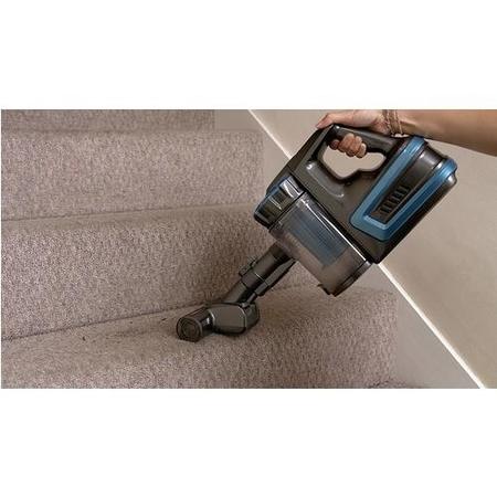 GRADE A1 - Pifco P28040 2-in-1 Cordless Stick & Handheld Vacuum Cleaner - Grey & Blue