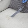 GRADE A1 - Pifco P28040 2-in-1 Cordless Stick & Handheld Vacuum Cleaner - Grey & Blue