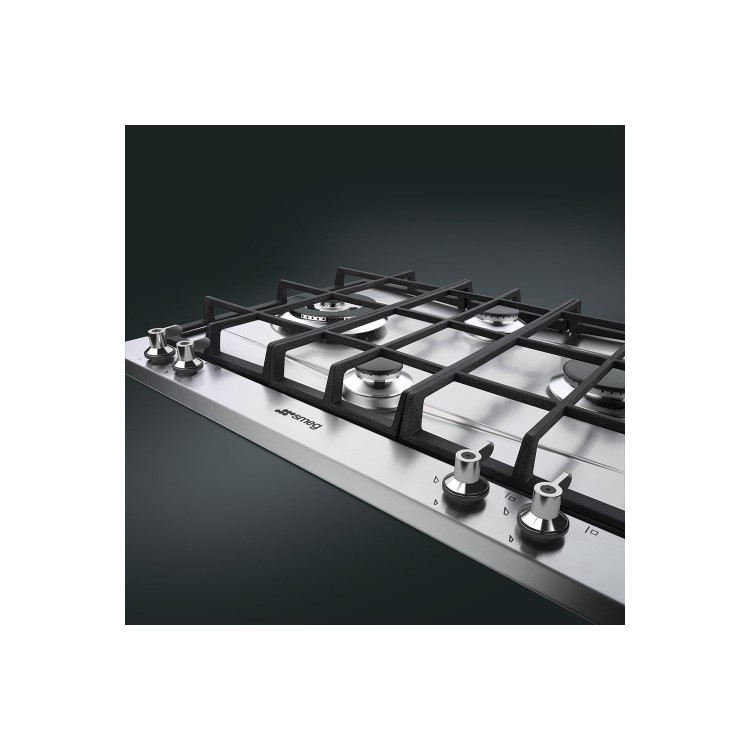 Smeg P360XGH 60cm Stainless Steel Classic 4 Burner Gas Hob