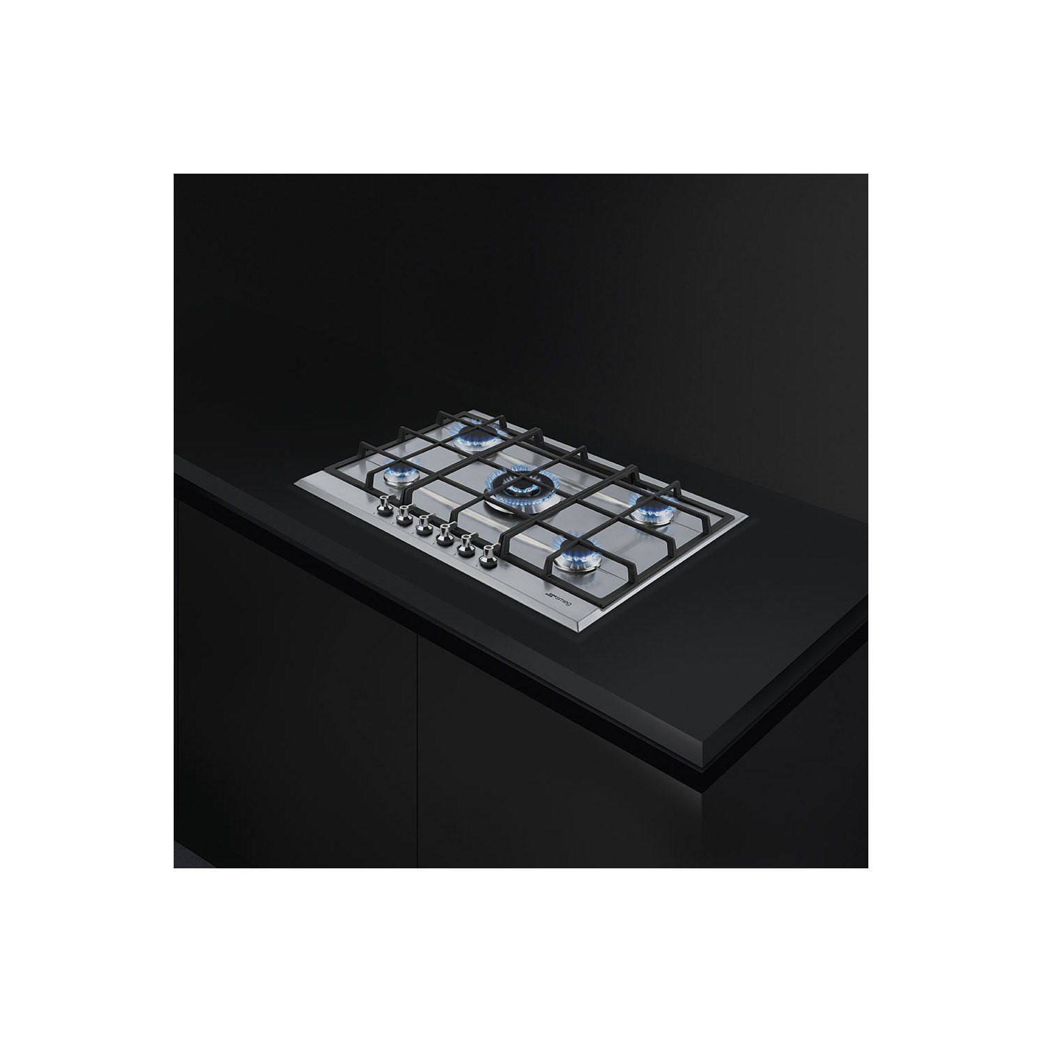 Smeg P372XGH Classic 72cm 5 Burner Gas Hob Stainless Steel Appliances