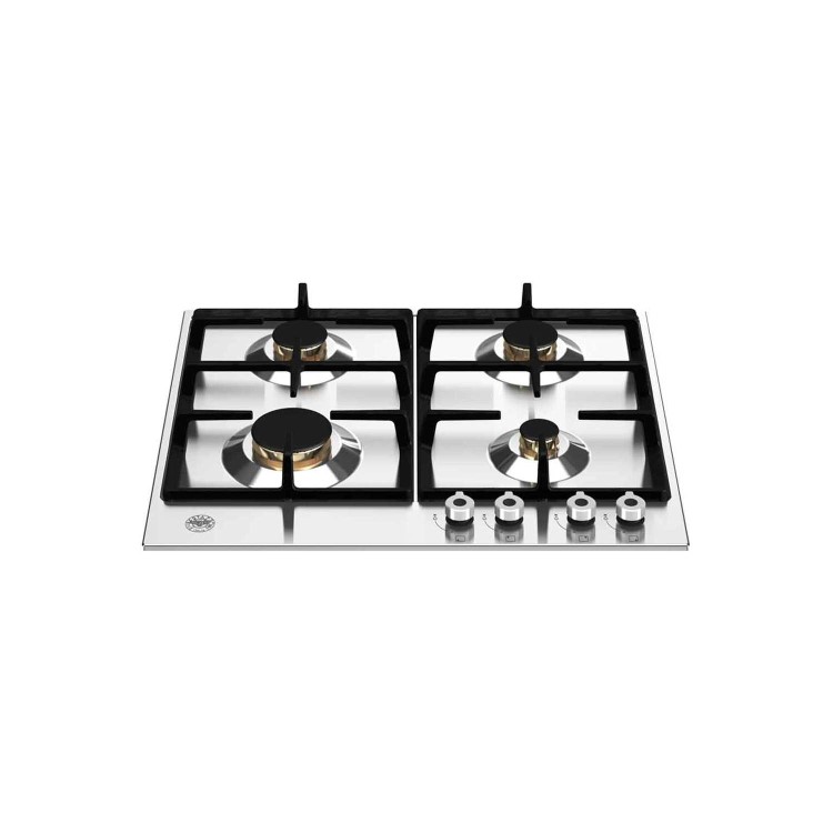 Bertazzoni Professional 60cm 4 Burner Gas Hob - Stainless Steel