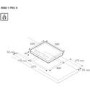 Bertazzoni P680-1-PRO-X Professional Series 60cm 4  Burner Gas Hob-Stainless Steel