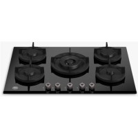 Bertazzoni Professional 75cm Gas on Glass 5 Burner Gas Hob - Black