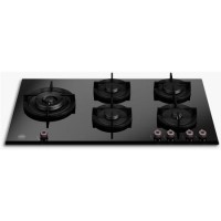 Bertazzoni Professional 90cm Gas on Glass 5 Burner Gas Hob - Black
