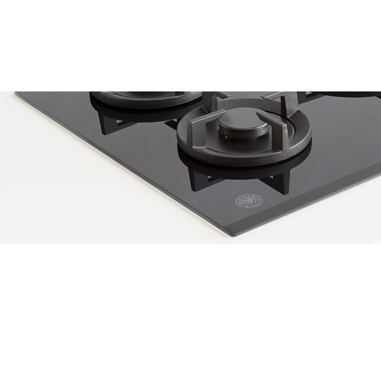 Bertazzoni Professional 75cm Gas on Glass 5 Burner Gas Hob - Black