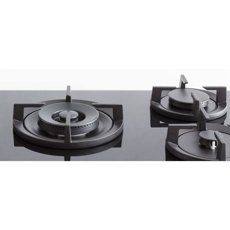 Bertazzoni Professional 90cm Gas on Glass 5 Burner Gas Hob - Black