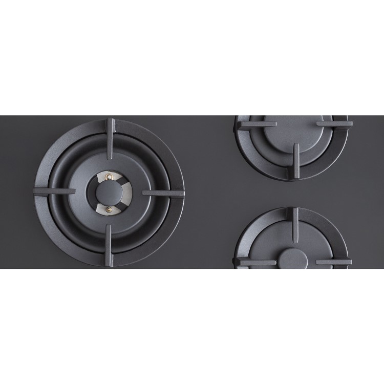 Bertazzoni Professional 90cm Gas on Glass 5 Burner Gas Hob - Black