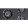 Bertazzoni Professional 90cm Gas on Glass 5 Burner Gas Hob - Black