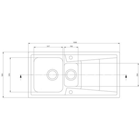 GRADE A1 - Astracast PA1050HXBQ Passo 1.5 Bowl Stainless Steel Sink