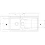 GRADE A1 - Astracast PA1050HXBQ Passo 1.5 Bowl Stainless Steel Sink