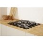 Indesit Aria 58cm 4 Burner Gas Hob - Black