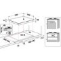 Indesit Aria 58cm 4 Burner Gas Hob - White