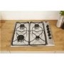 Indesit Aria 58cm 4 Burner Gas Hob - Stainless Steel
