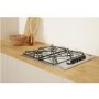 Indesit Aria 58cm 4 Burner Gas Hob - Stainless Steel