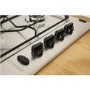 Indesit Aria 58cm 4 Burner Gas Hob - Stainless Steel