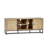 Large Oak TV Stand with Storage - TV's up to 60" - Padstow Large Oak TV Stand with Storage - TV's up to 60" - Padstow