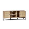 Large Oak TV Stand with Storage - TV&#39;s up to 64&quot; - Padstow