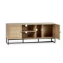 Large Oak TV Stand with Storage - TV's up to 60" - Padstow