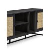 Large Black TV Stand with Storage - TV&#39;s up to 64&quot; - Padstow