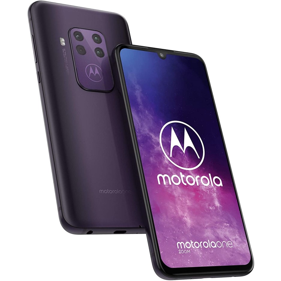Motorola One Zoom Cosmic Purple 6.4" 128GB 4G Dual SIM Unlocked & SIM
