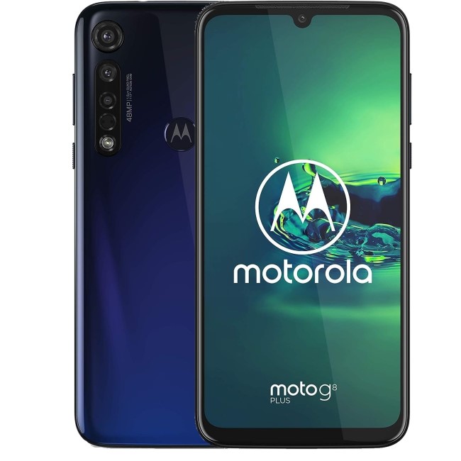 Motorola Moto G8 Plus Cosmic Blue 6.3" 64GB 4G Dual SIM Unlocked & SIM Free