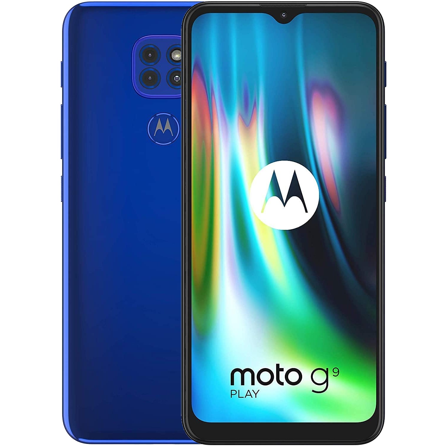 Refurbished Motorola Moto G9 Play Sapphire Blue 6.5 64GB 4G Unlocked & SIM Free Smartphone