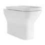 GRADE A1 - Back to Wall Rimless Toilet with Soft Close Seat - Palma