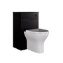 Black 500mm Back to Wall Toilet Unit Only - Palma